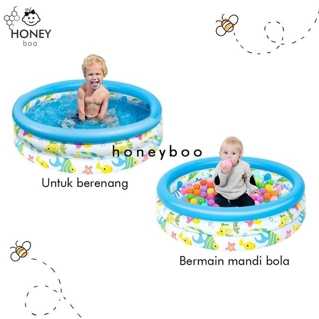 Honey Boo Kolam Renang Anak Ukuran Mini 122 Cm