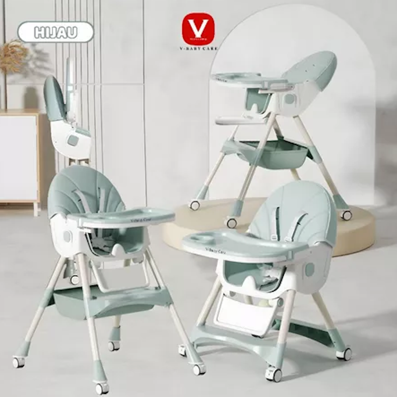 V-Baby Care Kursi Makan Bayi Multifungsi 2