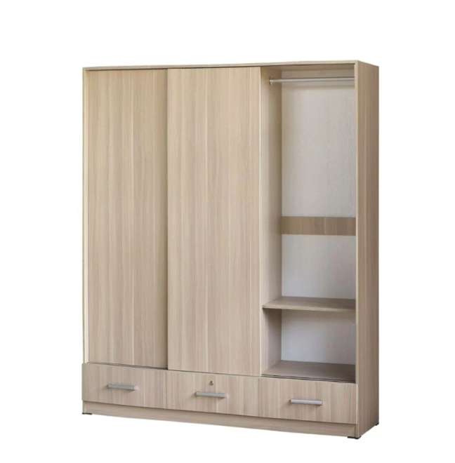 IDEA Furrniture IDEA BERDEN Lemari Pakaian Sliding Door 3 Pintu