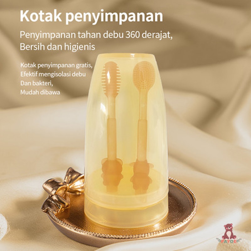 PAYOE 3 In 1 Sikat Lidah untuk Newborn 4