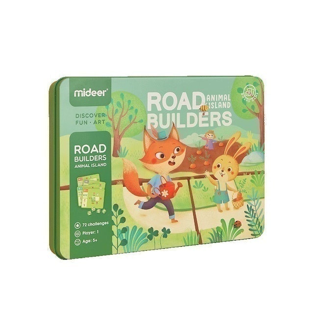 Road Builders Animal Island Board Game  ｜ MD2076