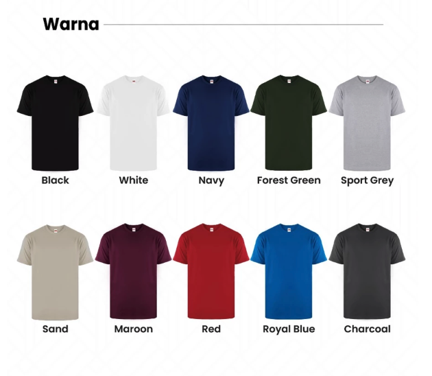 Global Prima Textilindo New States Apparel 3600 Soft Tee 30s