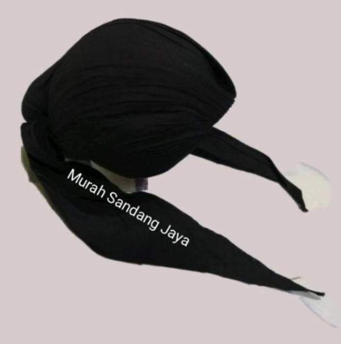  Blangkon Lipat Sunan Kalijaga Hitam Polos