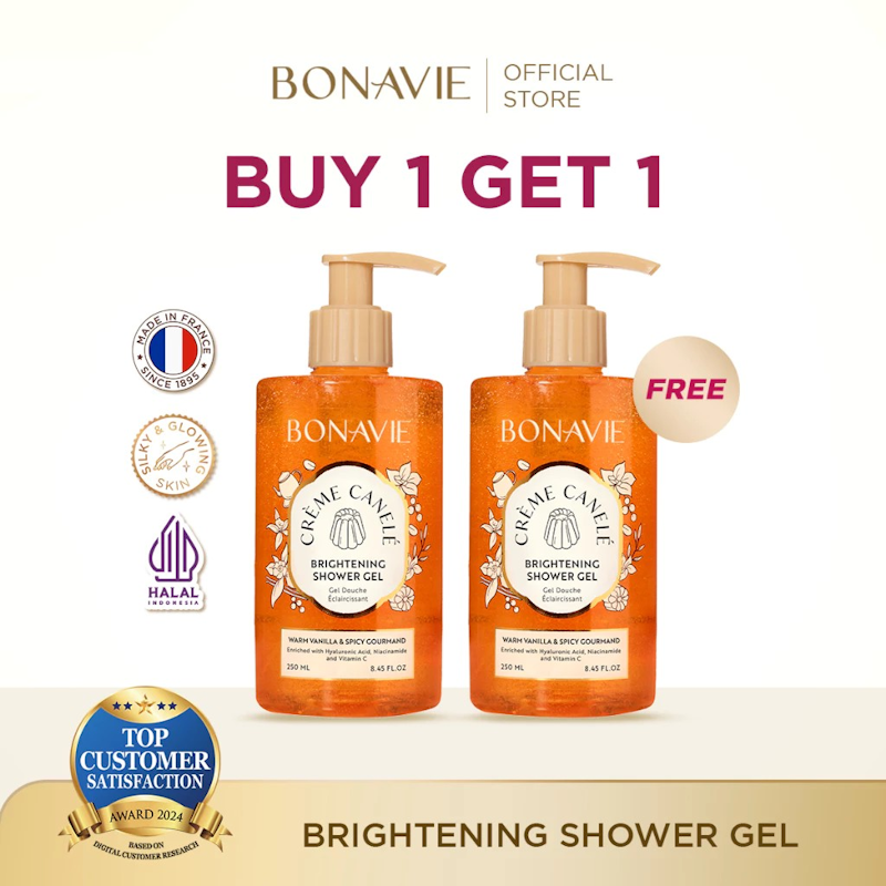 BONAVIE Brightening Shower Gel Crème Canele
