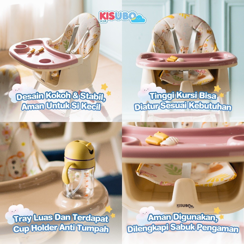 KISUBO Aiko Baby High Chair