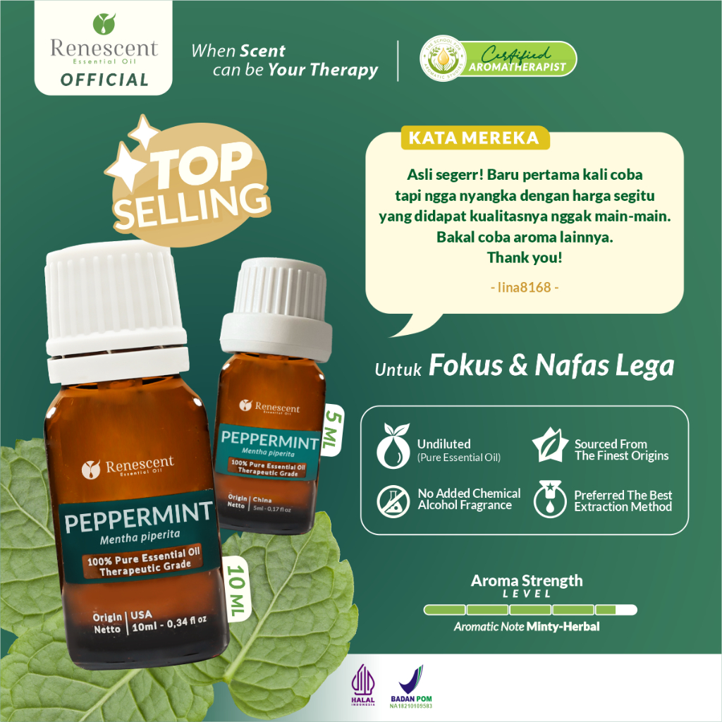 Renescent Peppermint Essential Oil  3