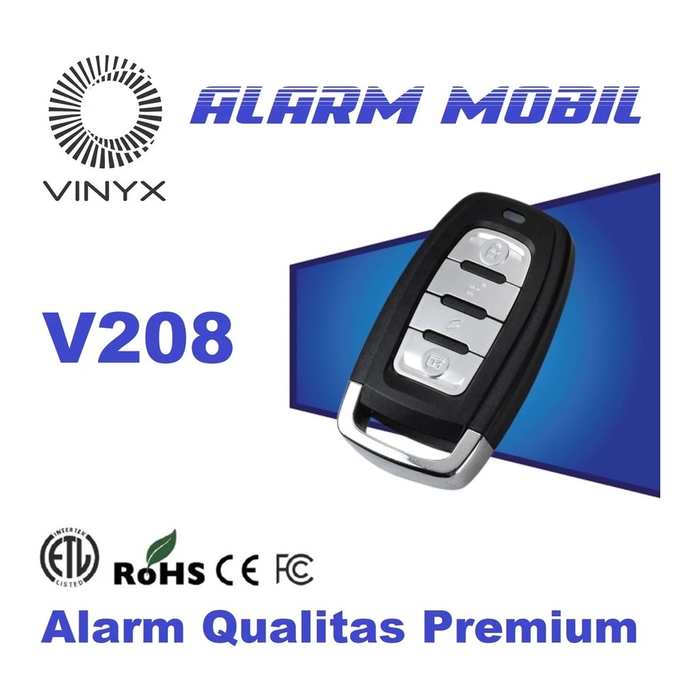 Vinyx Indonesia Vinyx Alarm Mobil Premium Universal  V208 