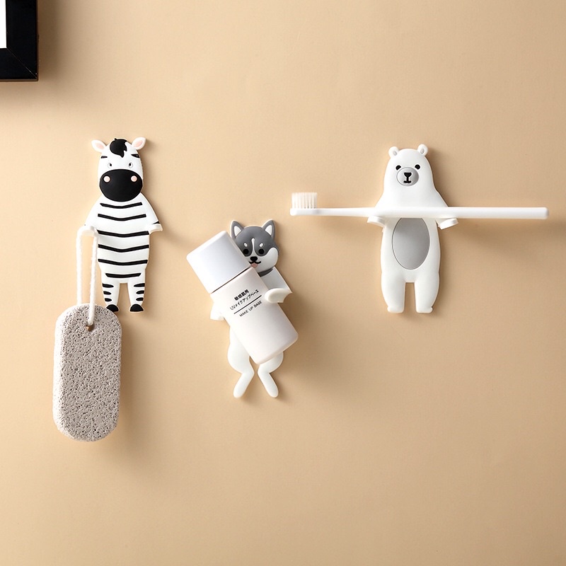 Silicone Hanger White Zoo 3