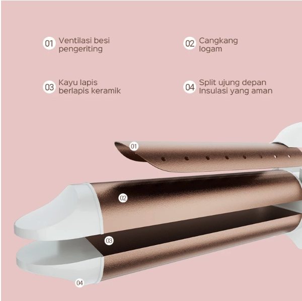  HAN RIVER Catokan Rambut 2 in 1 HRJFB07