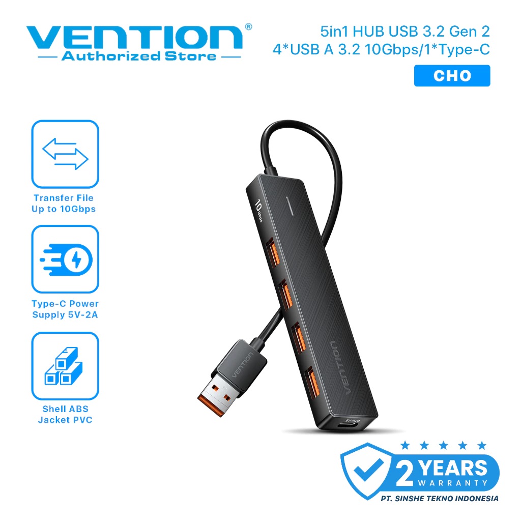 Vention 5in1 USB Hub 3.2 Gen 2 5