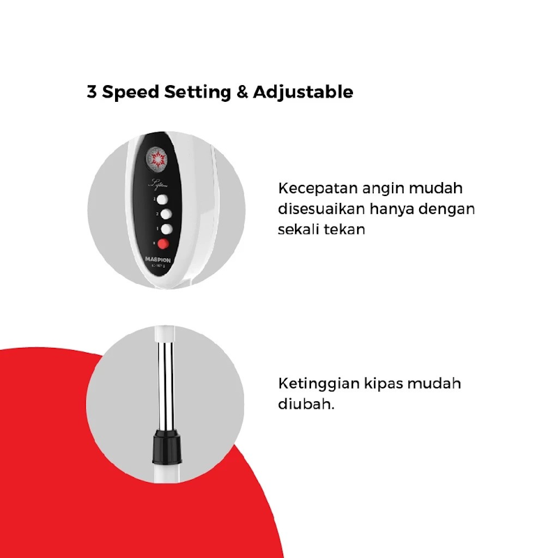Stand Fan Kipas Angin 2