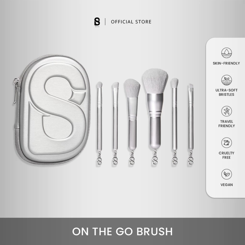 Buttonscarves Beauty On The Go Brush Set