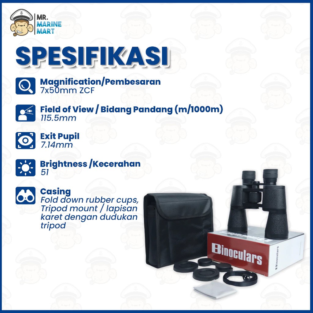 Super Zenith Super Zenith Binoculars 7x50 