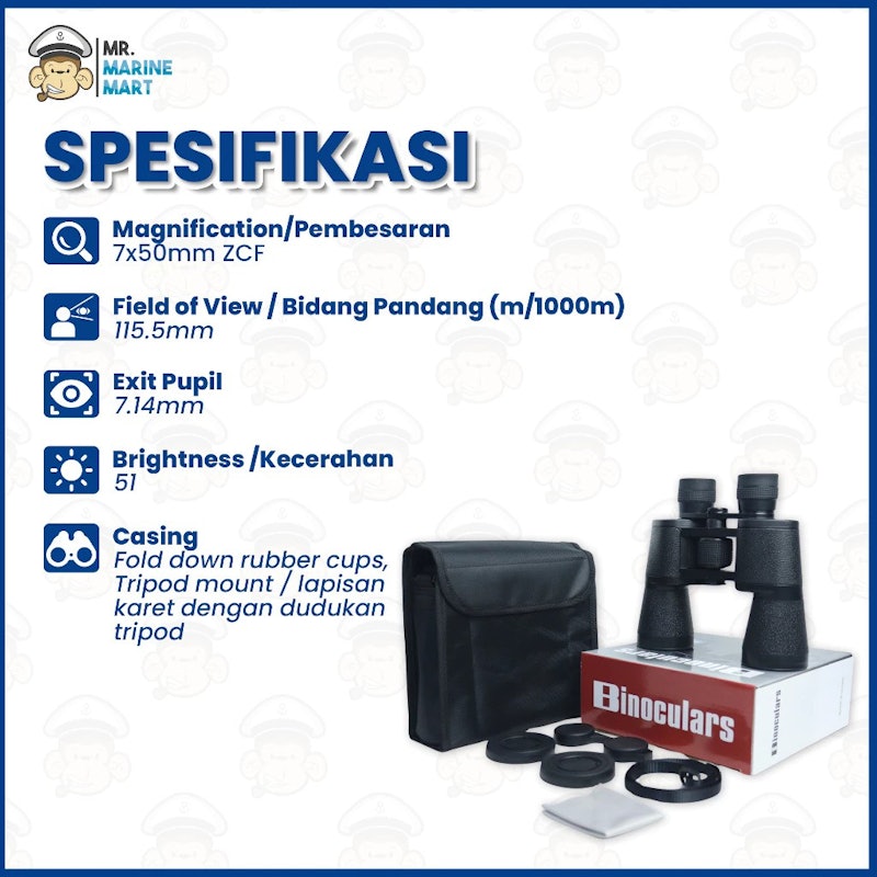 Super Zenith Binoculars 7x50 5