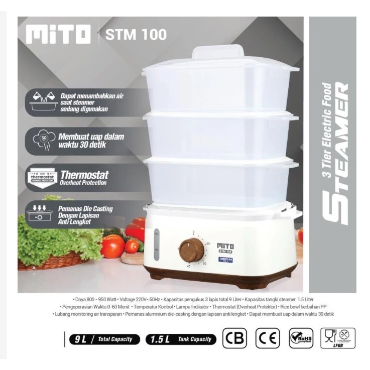 MITO Group MITO Steamer Electric Food STM100