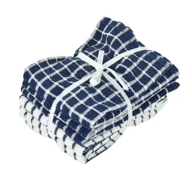 Kain Lap Dapur Set 6 Pcs Check Pattern 3