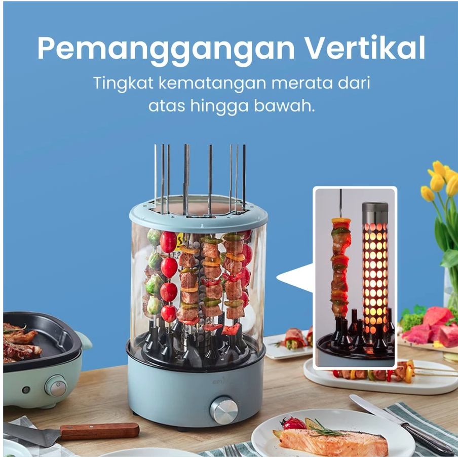 EMILY Smokeless Satay Maker 3
