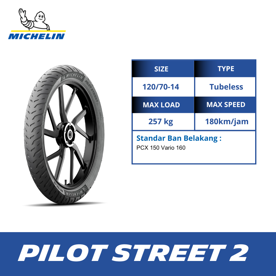 Michelin Pilot Street 2  120/70-14