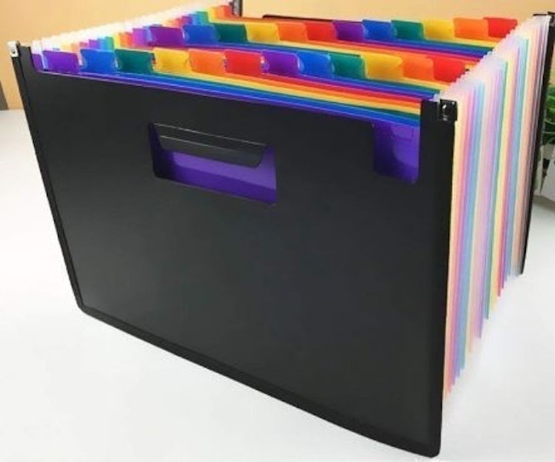 24 Pockets Expanding File Folder 2