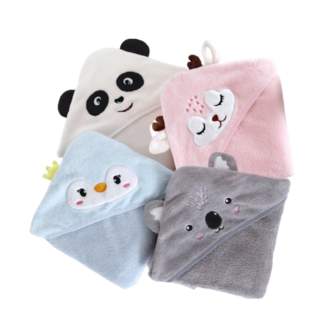 Ava Baby Hooded Cotton Towel