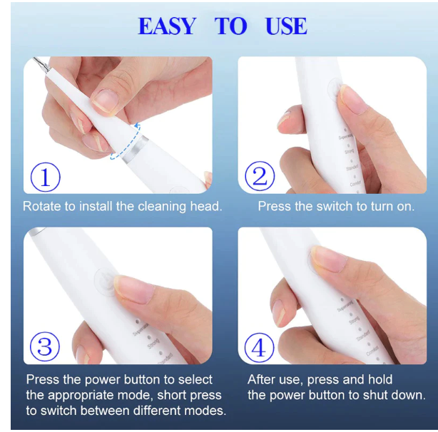  Dr. Spock Smart Ultrasonic Teeth Cleaner ET01