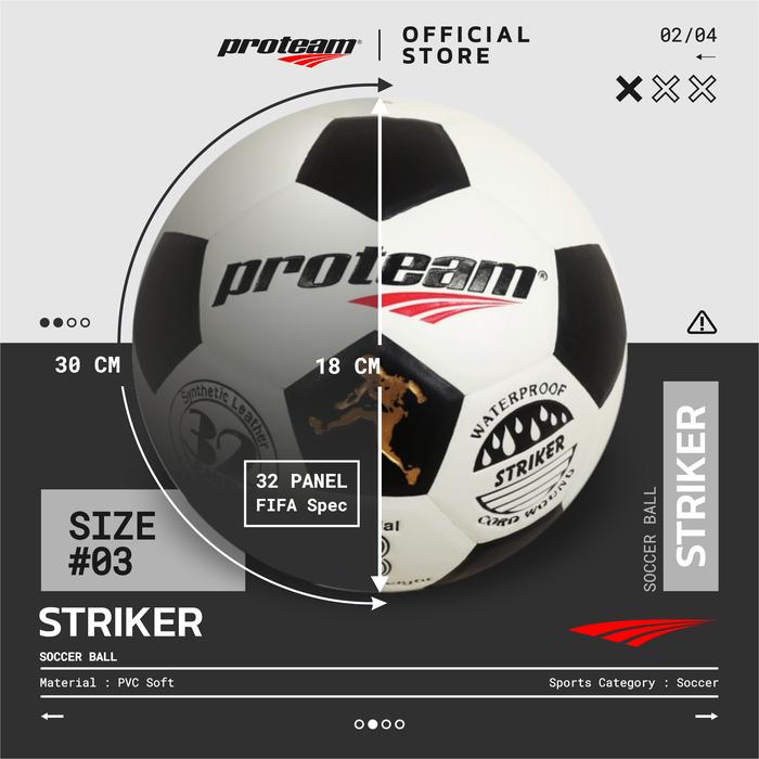 Inkor Bola Pacific Proteam Original Soccer Ball Classic