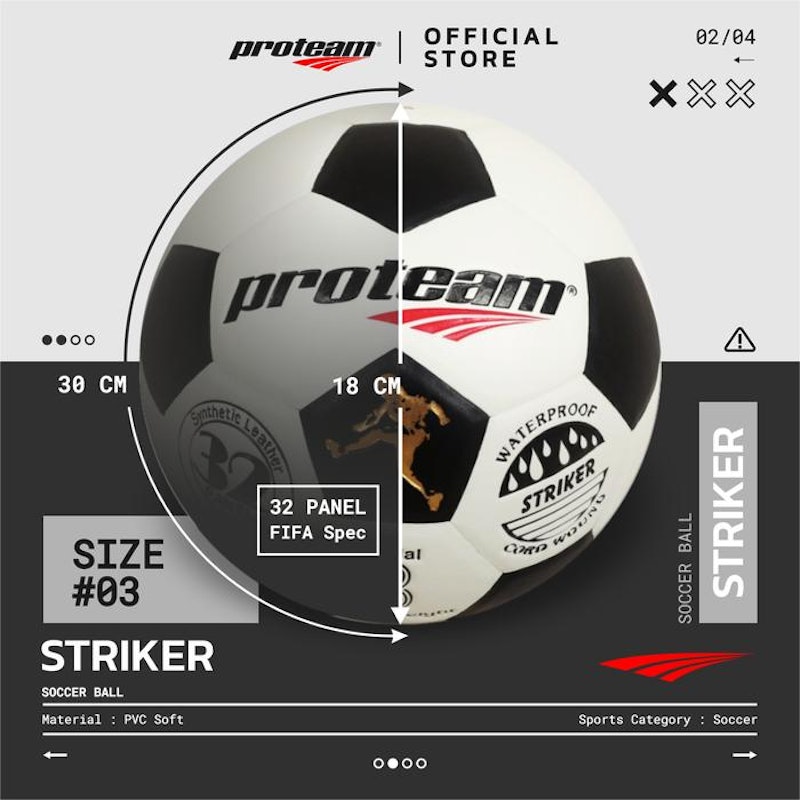 Proteam Original Soccer Ball Classic 2