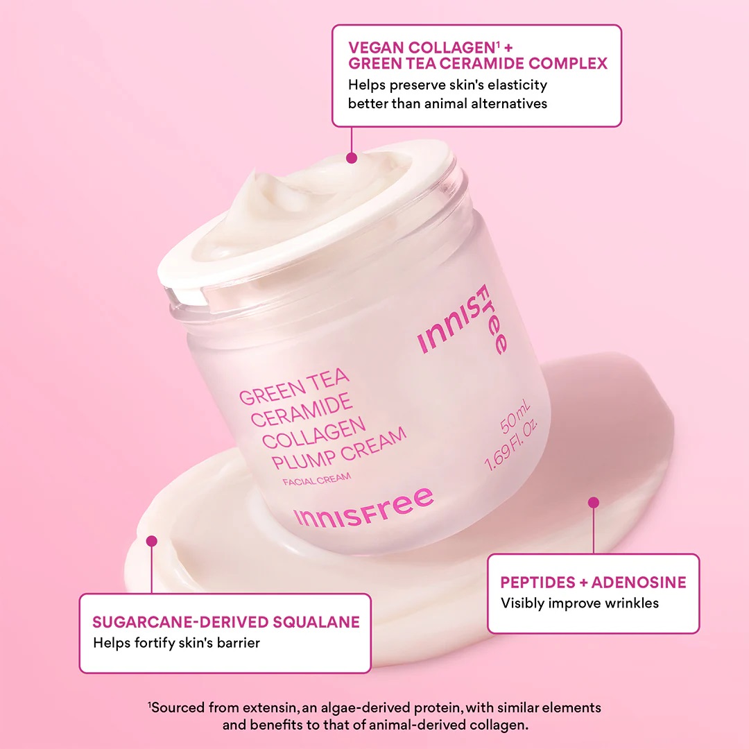 Amorepacific Corporation Innisfree Collagen Green Tea Ceramide Bounce Cream