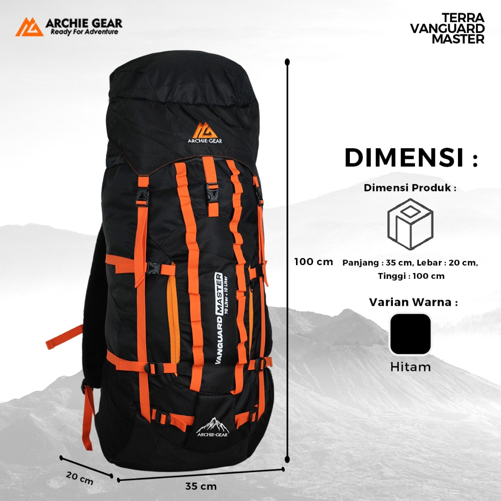  Archie Gear Terra Vanguard Master Carier 80L Series