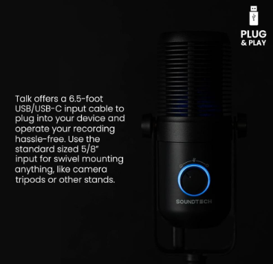 Soundtech Manufacturing Company Limited Soundtech 2.1 USB Condenser Microphone