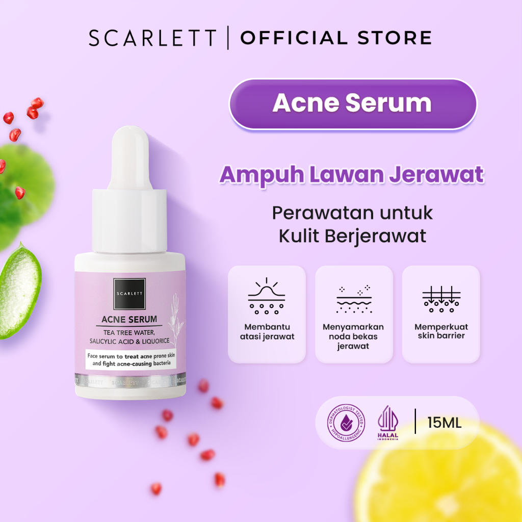 Opto Lingkar Sejahtera Scarlett Whitening Acne Serum