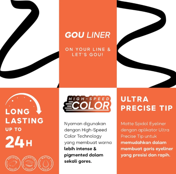 Gouliner Waterproof Matte Eyeliner Oak Chocolate 4