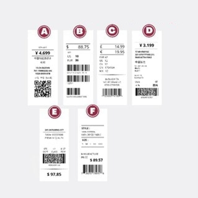 Hang Tag Baju Barcode Class