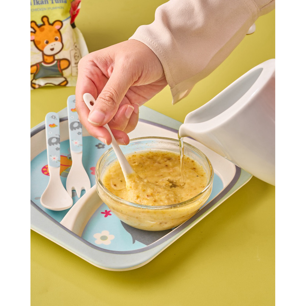 Plum & Blum Bubur Booster Siap Santap Cheesy Chicken Soup 3