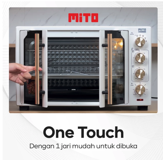 Mahakarya Sukses Indonesia MITO Electric Oven Double Door 33L MO300