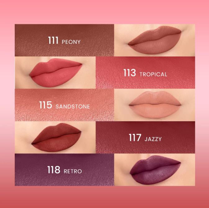 Hanasui Mattedorable Lipstick 117 Jazzy