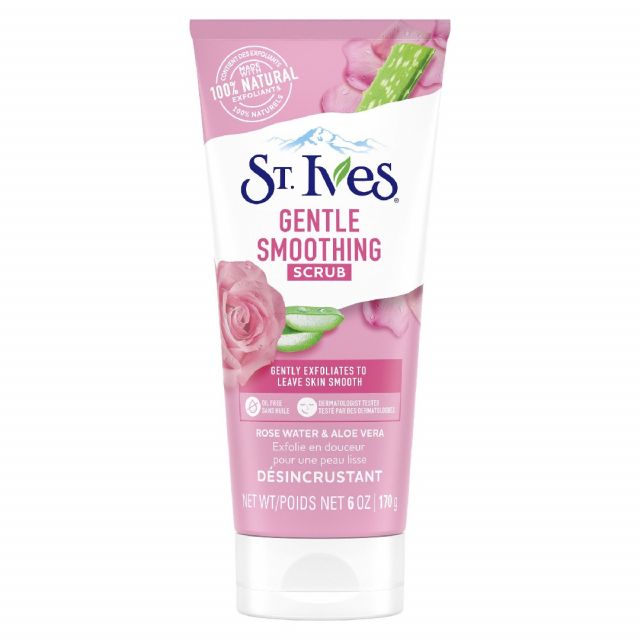 St. Ives Gentle Smoothing Rose Water and Aloe Vera Face Scrub