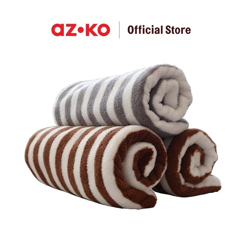 AZKO Forhom 70x140 cm Handuk Mandi Microfiber S Abu-Abu 3