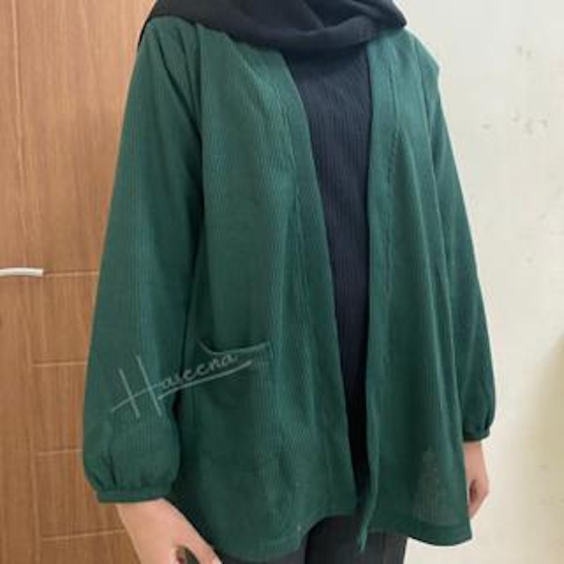 Haseena Cardigan Polos Ayra Outer Wafle 2