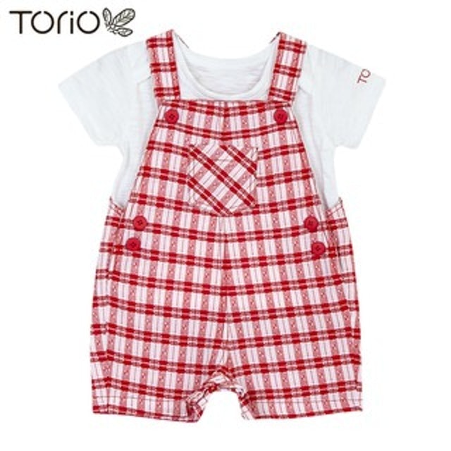 Playful Squares Overall Set