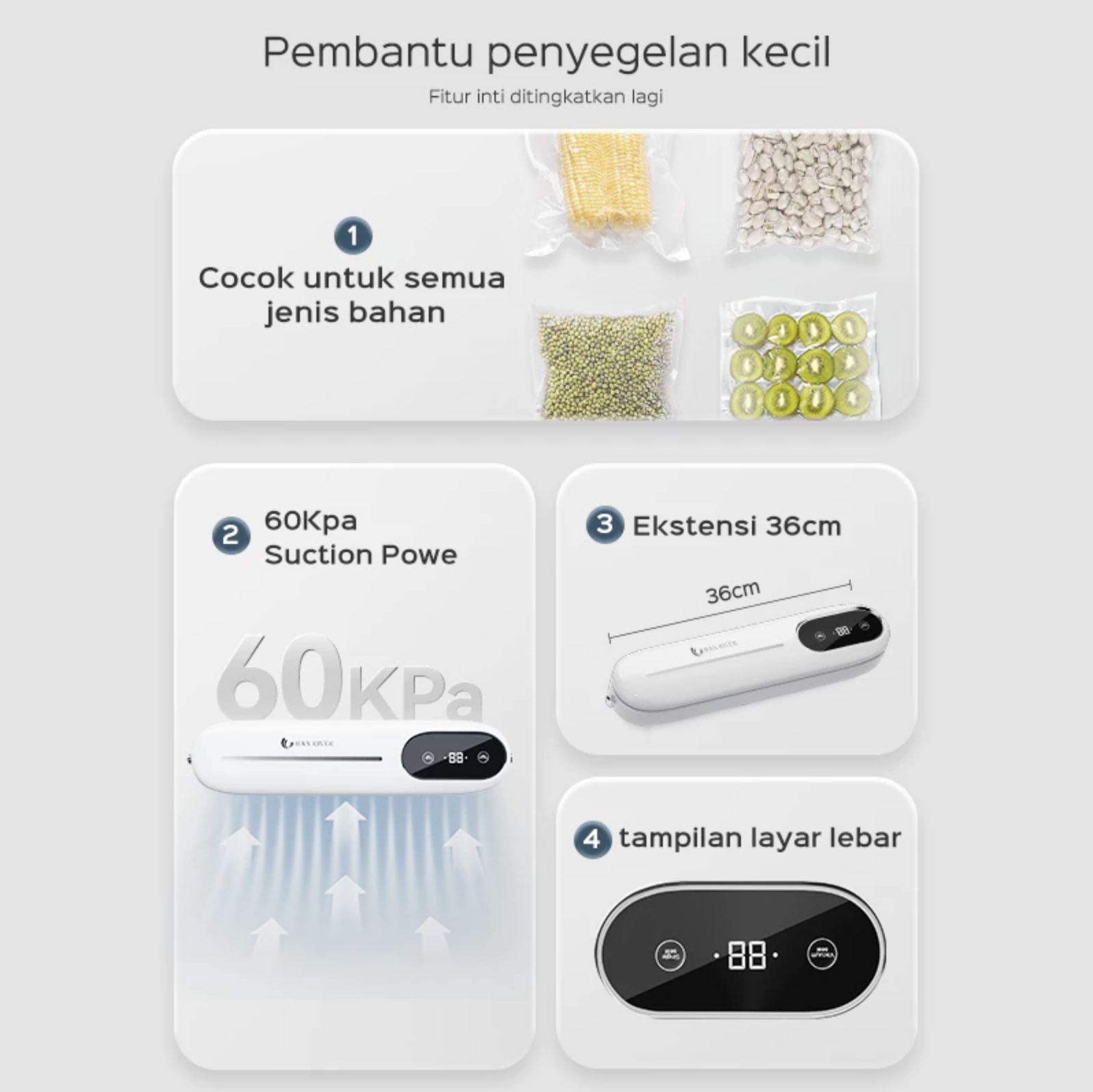 Han River Technology HAN RIVER Vacuum Sealer HRFKJ01WT