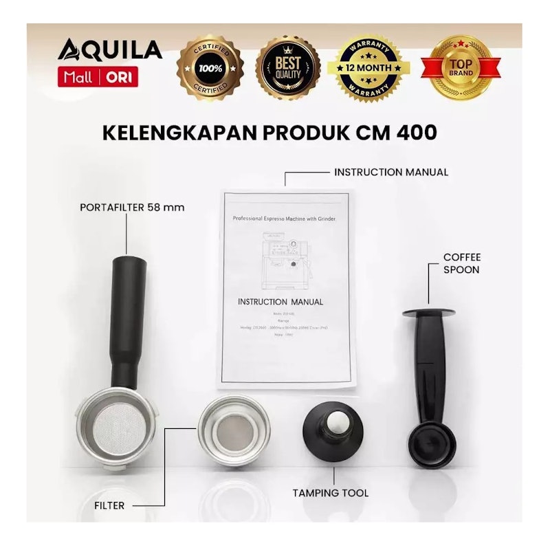 Aquila Double Boiler Espresso Machine 4
