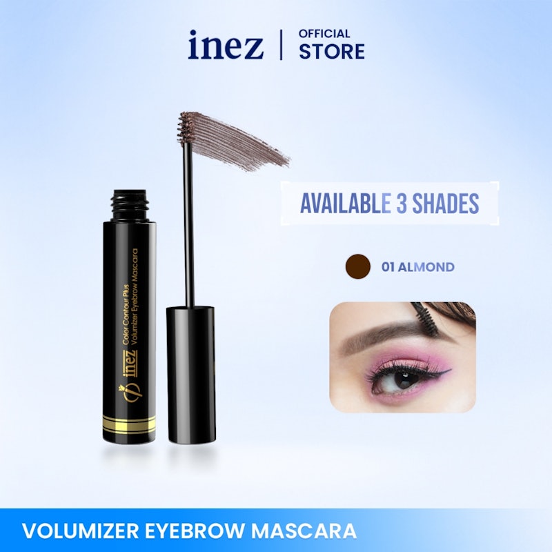 Inez Color Contour Plus Volumizer Eyebrow Mascara Almond 01 2