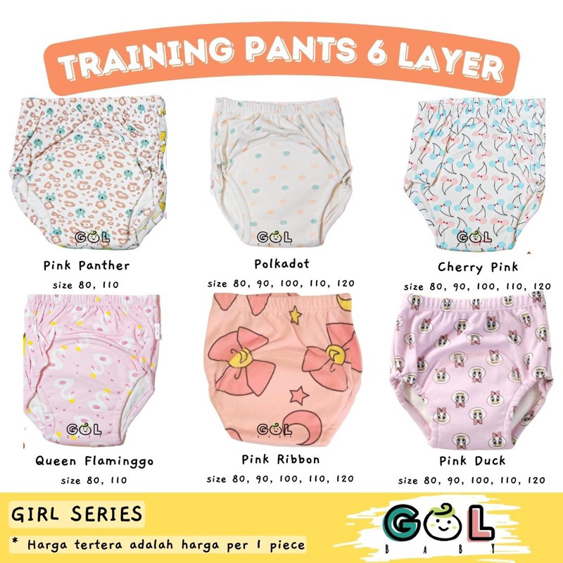 GOL Baby Indonesia GOL Baby Training Pants 6 Layer