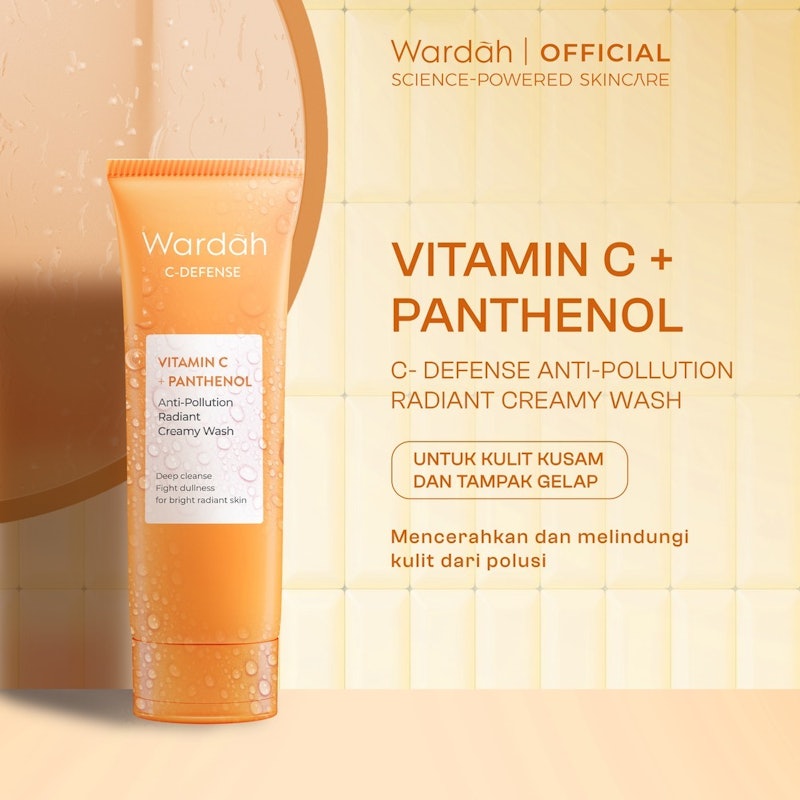 C-Defense Vitamin C + Panthenol Anti-Pollution Radiant Creamy Wash 2