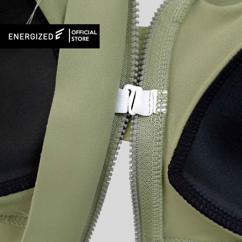 Pierre Cardin Energized Sport Bra XtremeHold Mini Plus Zipped-Front Adjustable 206-3144C