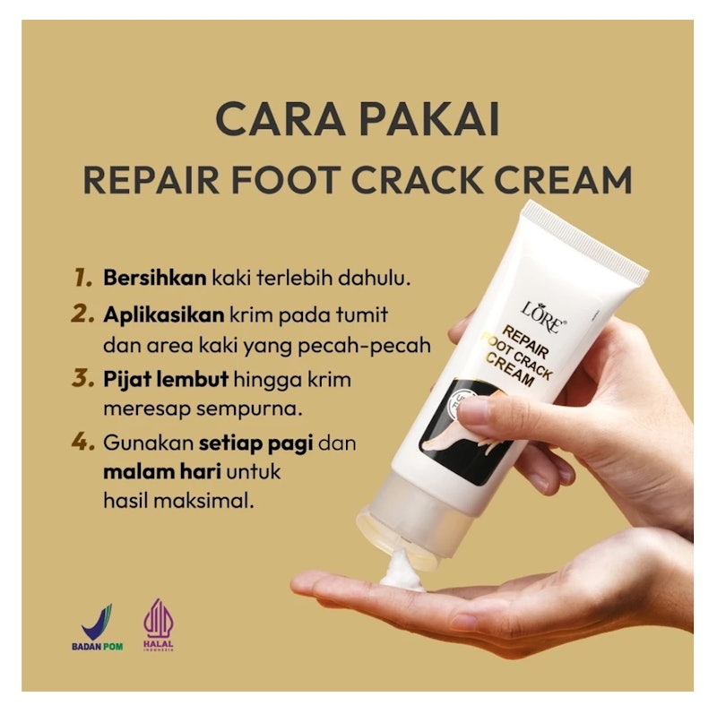 LORE® Repair Foot Crack Cream 4