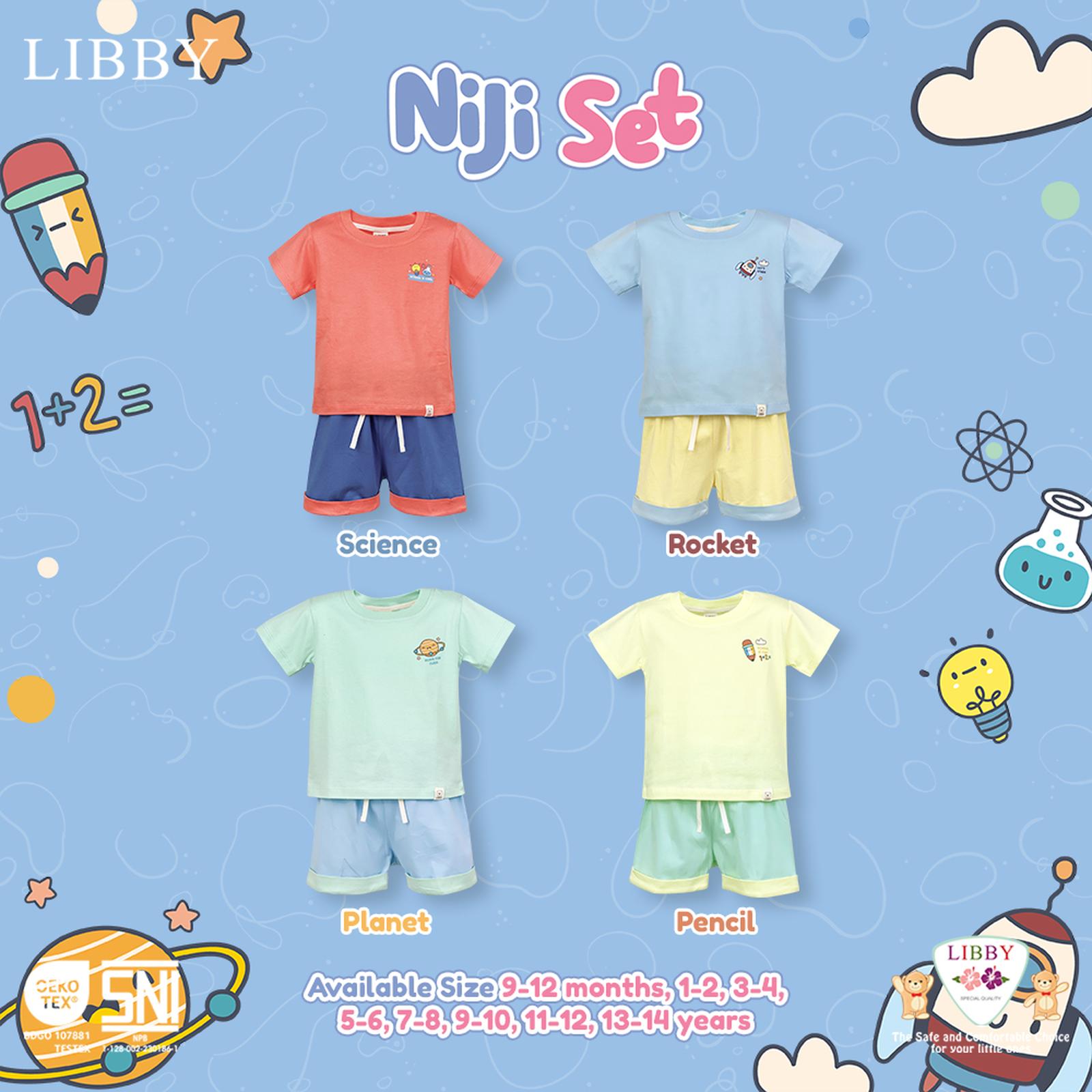 Libby Earth Setelan Anak Niji Set 4