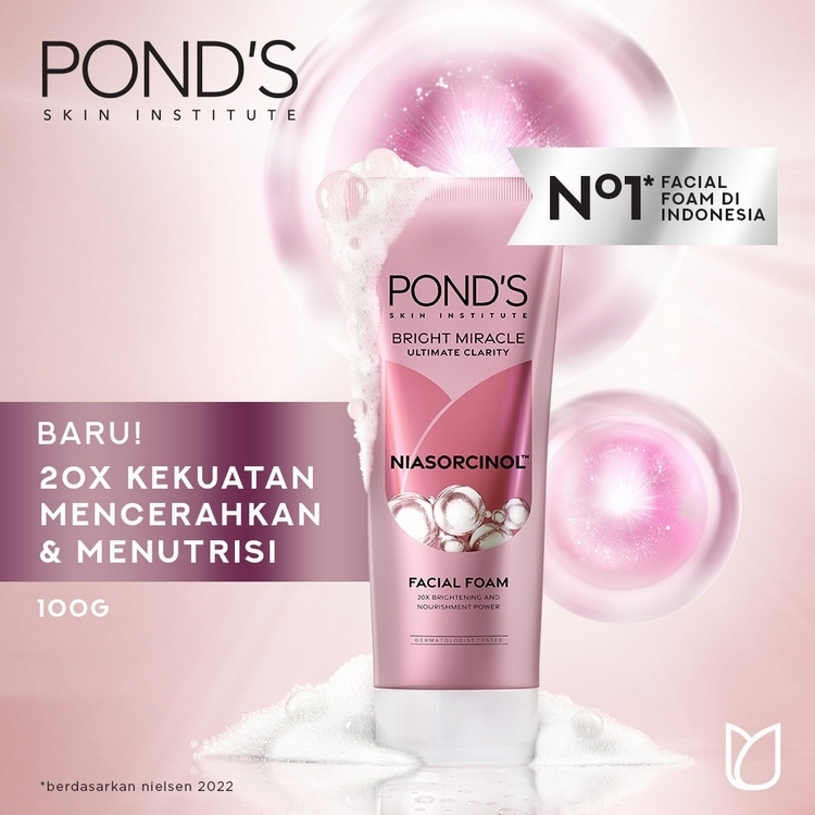 Unilever Indonesia Pond’s Bright Miracle Ultimate Clarity Niasorcinol Facial Foam