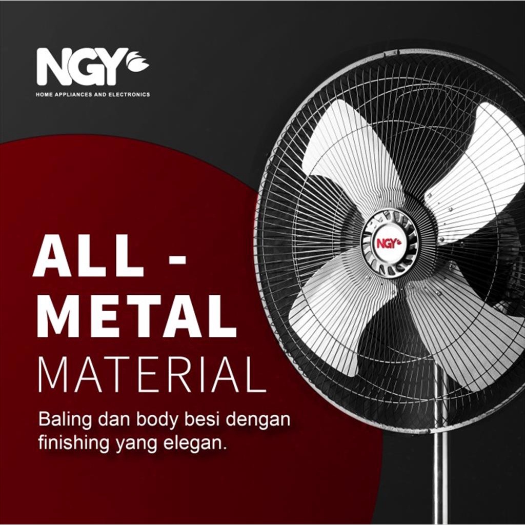 NGY Electronics Nagoya Stand Fan Tornado 3-in-1 18 inch NG-1803 SF